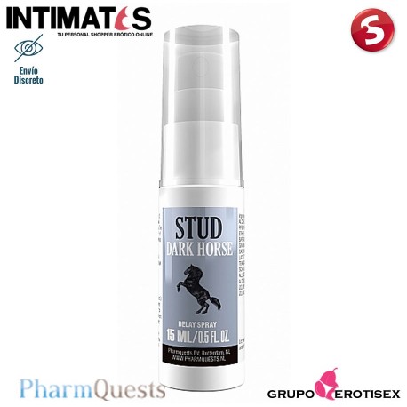 Dark Horse 15ml · Spray retardante · PharmQuest, y que puedes adquirir en intimates.es "Tu Personal Shopper Erótico Online"