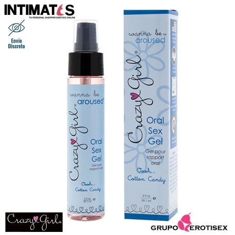 Crazy Girl Wanna be Aroused - Cotton Candy · Gel para Sexo Oral · Classic Erotica , que puedes adquirir en intimates.es "Tu Personal Shopper Erótico Online" 