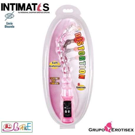 Distortion · Vibrador anal triple estimulación · Baile, que puedes adquirir en intimates.es "Tu Personal Shopper Erótico Online"