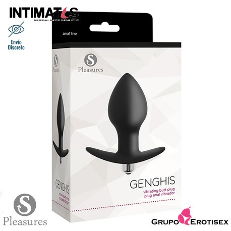 Genghis · Plug anal con vibración · Sinful Pleasures, que puedes adquirir en intimates.es "Tu Personal Shopper Erótico Online" 