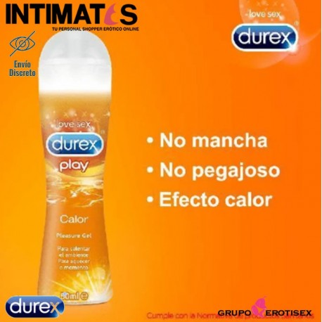 Play Calor 50ml · Gel Lubricante · Durex, que puedes adquirir en intimates.es "Tu Personal Shopper Erótico Online" 