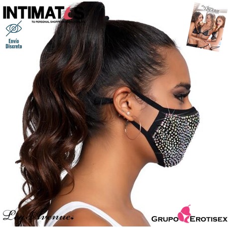 Zuri Face Mask Cover · Mascarilla facial · Leg avenue, que puedes adquirir en intimates.es "Tu Personal Shopper Erótico Online" 