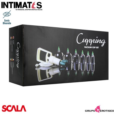 Cupping Vacuum Set · Juego de succionadores · Scala, que puedes adquirir en intimates.es "Tu Personal Shopper Erótico Online"