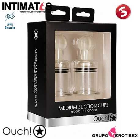 Suction Cup Medium - Trans · Succionador de pezones · Ouch!, que puedes adquirir en intimates.es "Tu Personal Shopper Erótico Online"