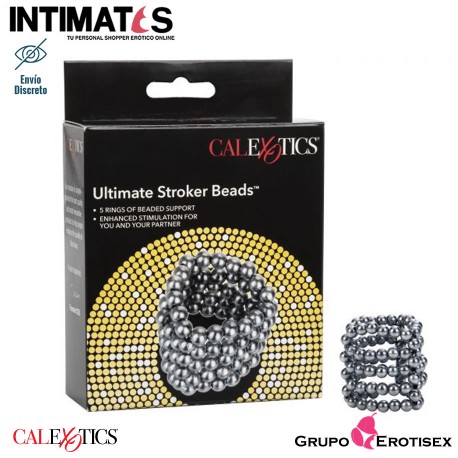 Ultimate Stroker Beads™ · Anillo para el pene · CalExotics, que puedes adquirir en intimates.es "Tu Personal Shopper Erótico Online" 