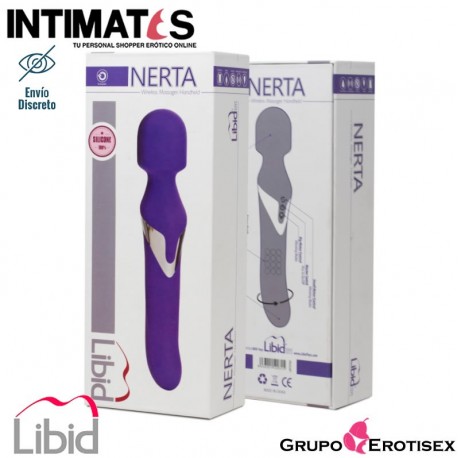 Nerta · Vibrador y masajeador 2 en 1· Libid Toys, que puedes adquirir en intimates.es "Tu Personal Shopper Erótico Online" 