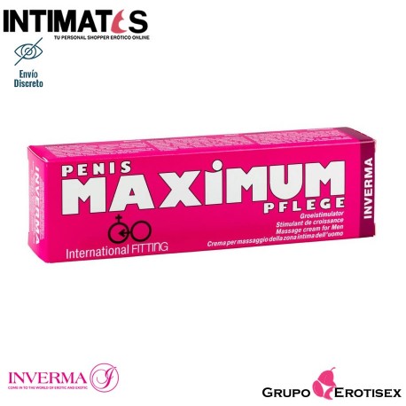 Penis Maximum Pelege · Crema vigorizante · Inverma, que puedes adquirir en intimates.es "Tu Personal Shopper Erótico Online"