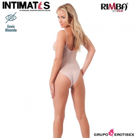 No. 1045 · Body semi transparente color blanco · Rimba, que puedes adquirir en intimates.es "Tu Personal Shopper Erótico"