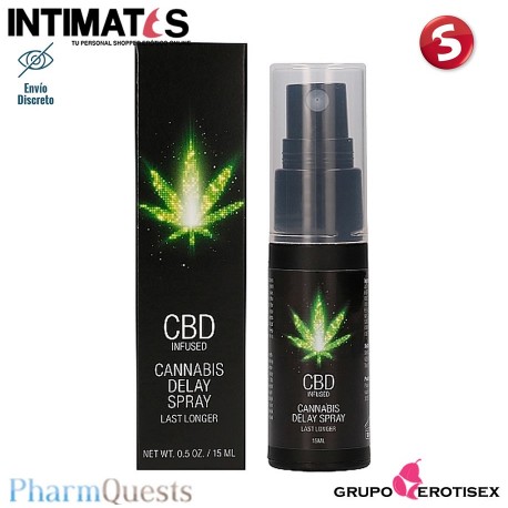 Infused CBD - 20 ml · Spray retardante con cannabidol · PharmQuest, que puedes adquirir en intimates.es "Tu Personal Shopper Erótico Online"