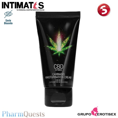Infused CBD - 50 ml · Crema para la masturbación de ella con cannabis · PharmQuest, que puedes adquirir en intimates.es "Tu Personal Shopper Erótico Online" 