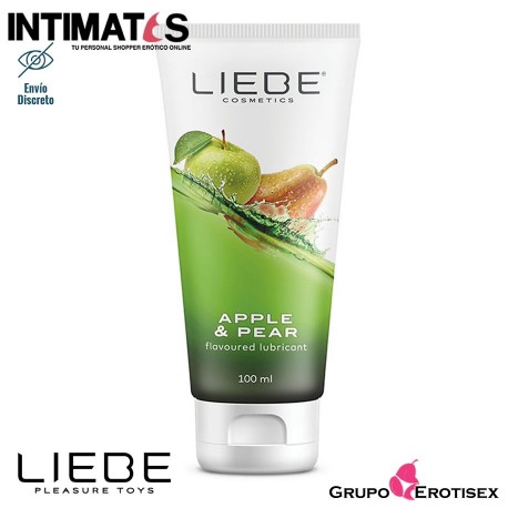 Apple & Pear · Lubricante con sabor manzana y pera · Liebe, que puedes adquirir en intimates.es "Tu Personal Shopper Erótico Online" 