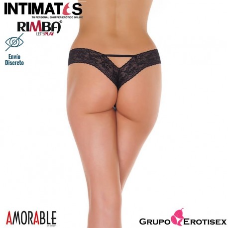 No. 1293 · Braguita color negro · Amorable, que puedes adquirir en intimates.es "Tu Personal Shopper Erótico Online" 