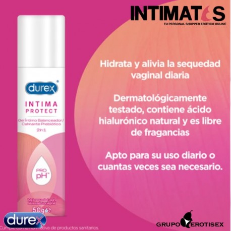 Intima Protect  · Gel Lubricante Íntimo Equilibrante · Durex, que puedes adquirir en intimates.es "Tu Personal Shopper Erótico Online" 