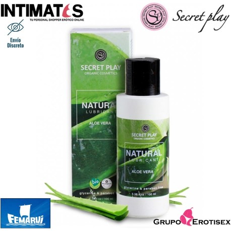 Lubricante Orgánico Natural 100 ml · Secret Play, que puedes adquirir en intimates.es "Tu Personal Shopper Erótico Online" 