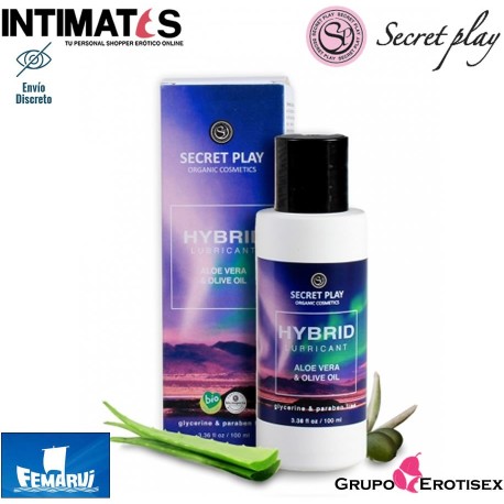 Lubricante Orgánico Hibrido 100 ml · Secret Play, que puedes adquirir en intimates.es "Tu Personal Shopper Erótico Online" 