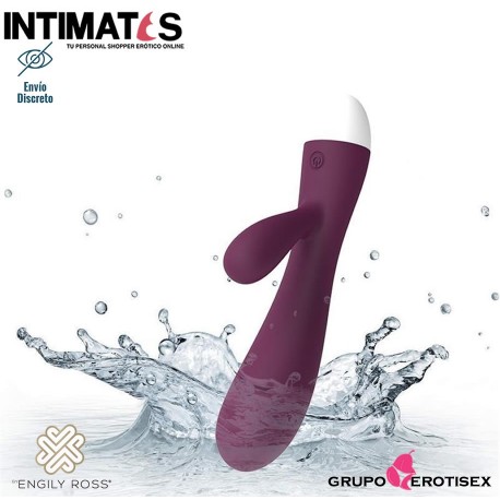 Bacall · Vibrador doble motor USB - Púrpura, que puedes adquirir en intimates.es "Tu Personal Shopper Erótico Online" · Engily Ross