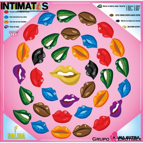 El juego del beso · Juego para parejas o grupos · Diverty Sex, que puedes adquirir en intimates.es "Tu Personal Shopper Erótico Online"