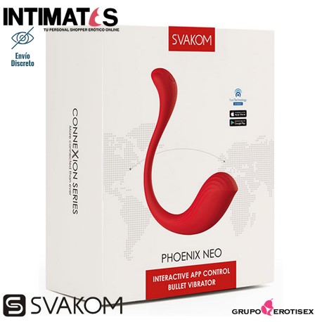 Phoenix Neo · Bullet vibrator remote App · Svakom, que puedes adquirir en intimates.es "Tu Personal Shopper Erótico Online" 