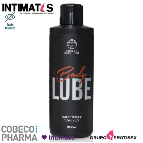 Body Lube Water Based 1000ml · Lubricante íntimo · Cobeco, que puedes adquirir en intimates.es "Tu Personal Shopper Erótico Online" 