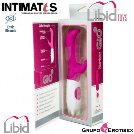 Gio Purple · Estimulador dual - Clítoris + Punto G · Libid Toys, que puedes adquirir en intimates.es "Tu Personal Shopper Erótico Online"