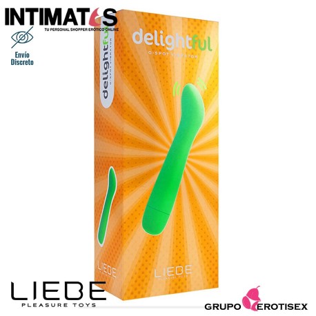 Delightful · Vibrador para el punto G - Verde hierba · Liebe, que puedes adquirir en intimates.es "Tu Personal Shopper Erótico Online"