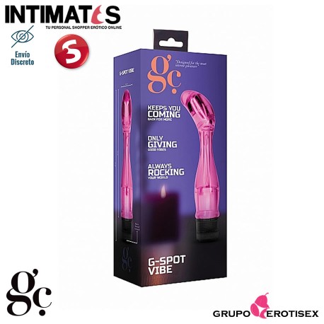 G-Spot Vibe - Rosa · Vibrador para el punto G · GC, que puedes adquirir en intimates.es "Tu Personal Shopper Erótico Online"