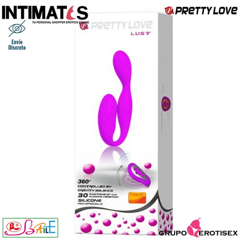 Lust · Vibrador masajeador lila · Pretty Love, que puedes adquirir en intimates.es "Tu Personal Shopper Erótico Online"