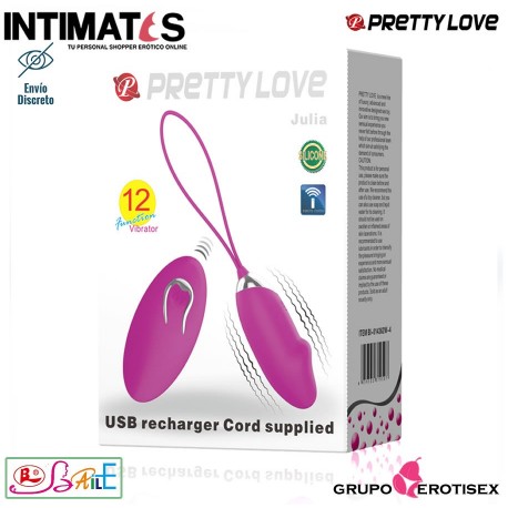 Julia · Huevo vibrador · Pretty Love, que puedes adquirir en intimates.es "Tu Personal Shopper Erótico Online"