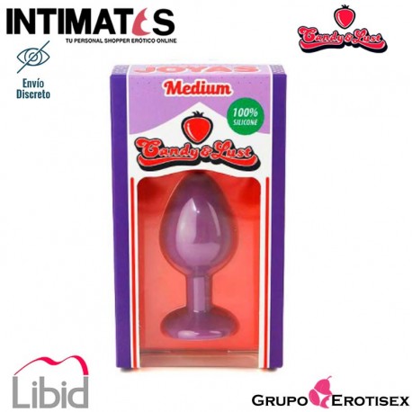Joyas · Plug anal mediano - Morado · Candy & Lust, que puedes adquirir en intimates.es "Tu Personal Shopper Erótico Online" 