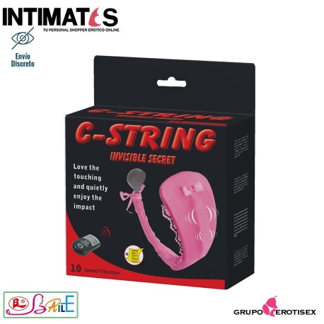 Invisible Secret · C-string con Vibración y Control Remoto· Baile, que puedes adquirir en intimates.es "Tu Personal Shopper Erótico Online"