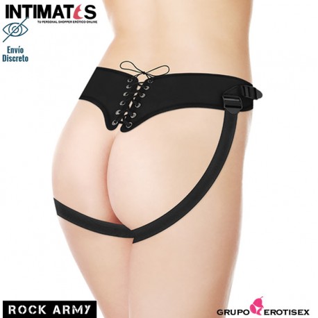 Four Strap Harness · Arnés ajustable y anillos flexible · Rock Army, que puedes adquirir en intimates.es "Tu Personal Shopper Erótico Online" 