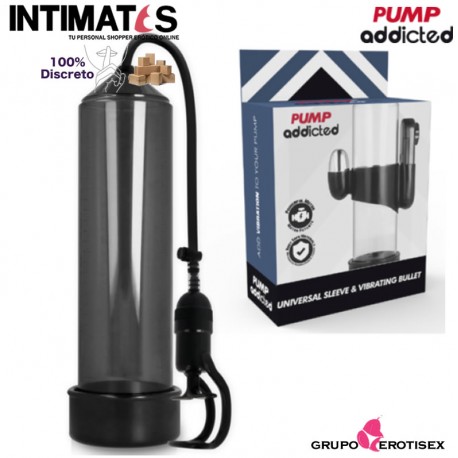 Power Pump RX 5 - Black · Bomba de succión con vibración · Pumped addicted, que puedes adquirir en intimates.es "Tu Personal Shopper Erótico Online" 