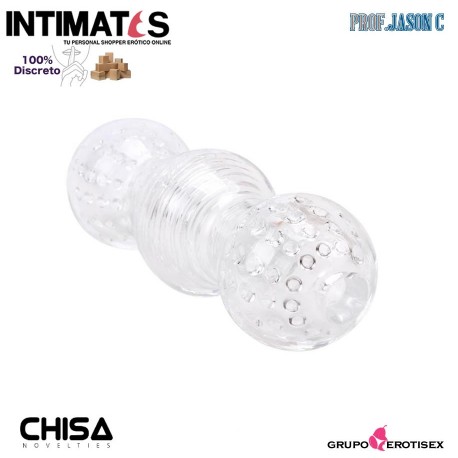 Crystal Hand Job · Masturbador transparente · Prof.Jason C, que puedes adquirir en intimates.es "Tu Personal Shopper Erótico Online" 