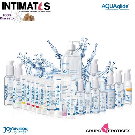 AQUAglide Himbeer · Gel lubricante a base de agua 100ml · JoyDivision, que puedes adquirir en intimates.es "Tu Personal Shopper Erótico Online" 