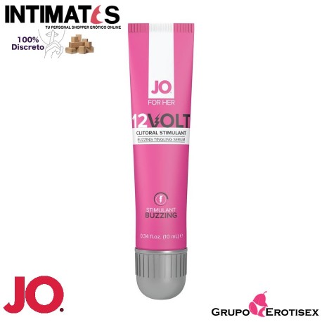 12 Volt · Estimula  y aumentar el placer sensual 10 ml  · Jo®, que puedes adquirir en intimates.es "Tu Personal Shopper Erótico Online" 