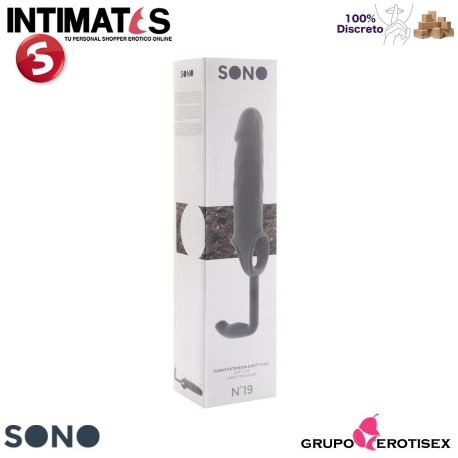 No.19 · Sleeve Extension's Butt Plug - Grey · Sono, que puedes adquirir en intimates.es "Tu Personal Shopper Erótico Online" 