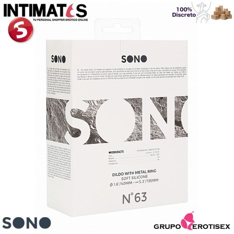 No. 63 - Dildo con anillo de metal · , que puedes adquirir en intimates.es "Tu Personal Shopper Erótico Online" 