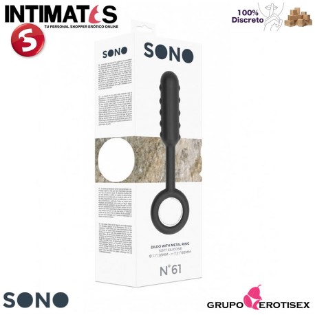 No. 61 - Dildo con anillo de metal · Sono, que puedes adquirir en intimates.es "Tu Personal Shopper Erótico Online" 