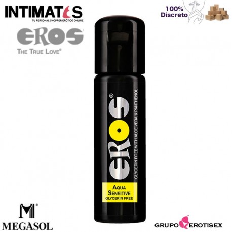 Aqua Sensitive Glycerin Free 100 ml · Lubricante con base de  agua · Eros, que puedes adquirir en intimates.es "Tu Personal Shopper Erótico Online"