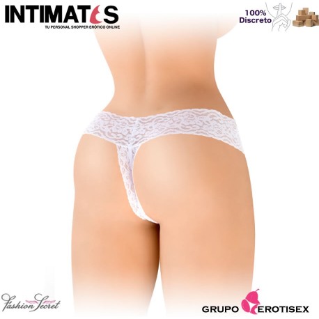 Anita · Tanga blanco abierto · Fashion Secret, que puedes adquirir en intimates.es "Tu Personal Shopper Erótico Online" 