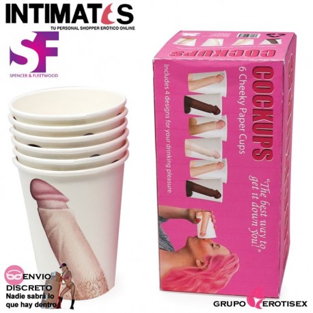 Cockups · Vasos divertidos · Spencer & Fleetwood, que puedes adquirir en intimates.es "Tu Personal Shopper Erótico Online"