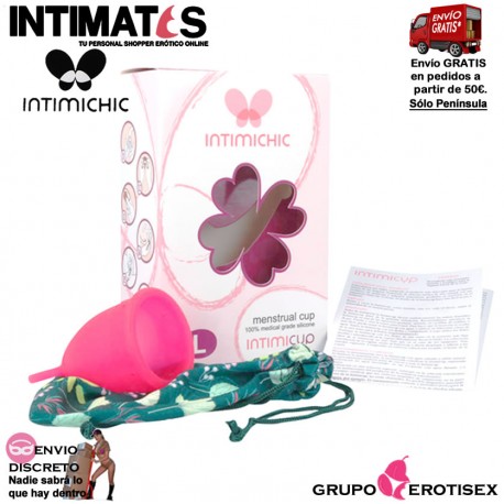 Intimicup · Copa menstrual L · Intimichic, que puedes adquirir en intimates.es "Tu Personal Shopper Erótico Online" 