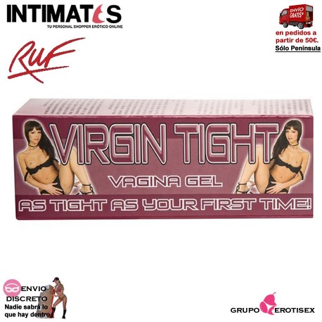 Virgin Tight · Crema reafirmante vulvar 30ml  · Ruf, que puedes adquirir en intimates.es "Tu Personal Shopper Erótico Online" 