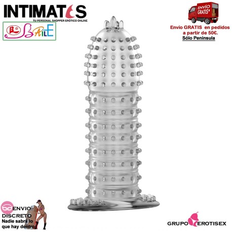 Penis Sleeve - Funda clara con puntos estimulantes · Baile, que puedes adquirir en intimates.es "Tu Personal Shopper Erótico Online"