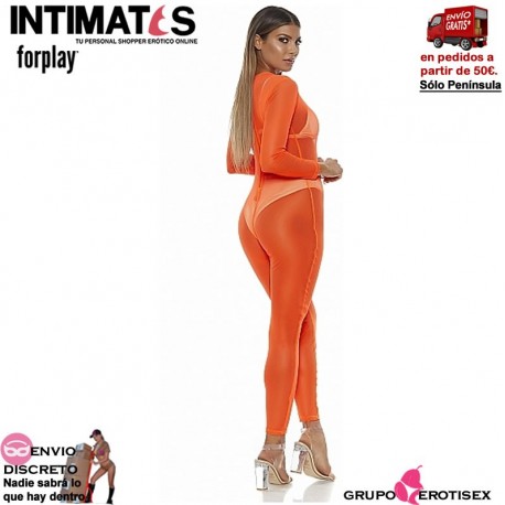 Mock Net - Naranja · Mono de malla · Forplay, que puedes adquirir en intimates.es "Tu Personal Shopper Erótico Online"