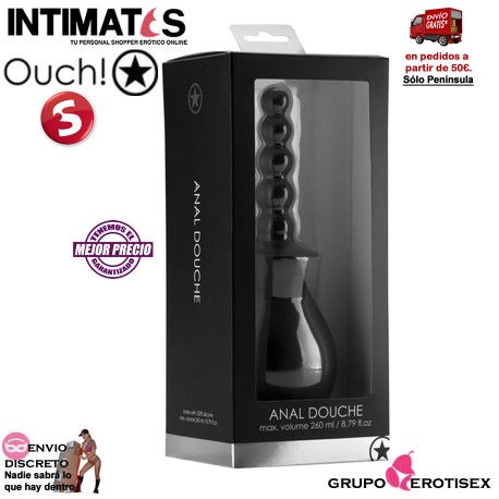 Anal Douche - 260ml · Enema estimulador anal 125 ml · Ouch!, que puedes adquirir en intimates.es "Tu Personal Shopper Erótico Online"