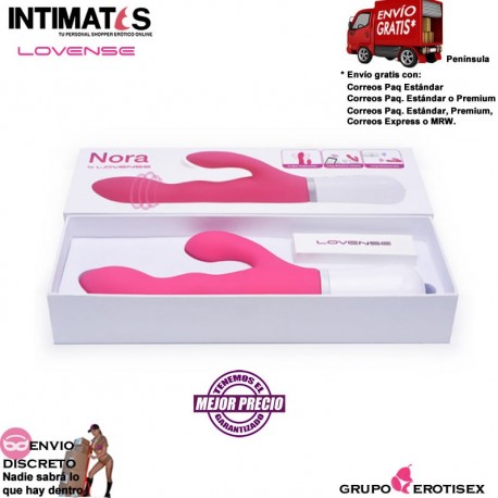 Nora · Vibrador Rabbit Bluetooth · Lovense, que puedes adquirir en intimates.es "Tu Personal Shopper Erótico Online"
