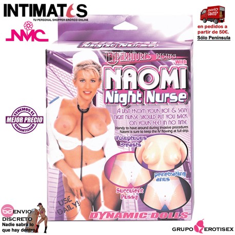 Naomi · La enfermera inflable sensual y realista · Nanma, que puedes adquirir en intimates.es "Tu Personal Shopper Erótico Online"