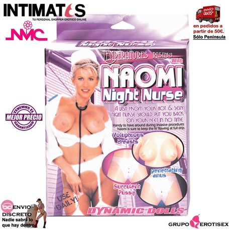 Naomi · La enfermera inflable sensual y realista · Nanma, que puedes adquirir en intimates.es "Tu Personal Shopper Erótico Online"