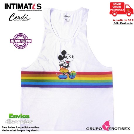 Camiseta tirantes single · Disney Pride, que puedes adquirir en intimates.es "Tu Personal Shopper Erótico Online" 